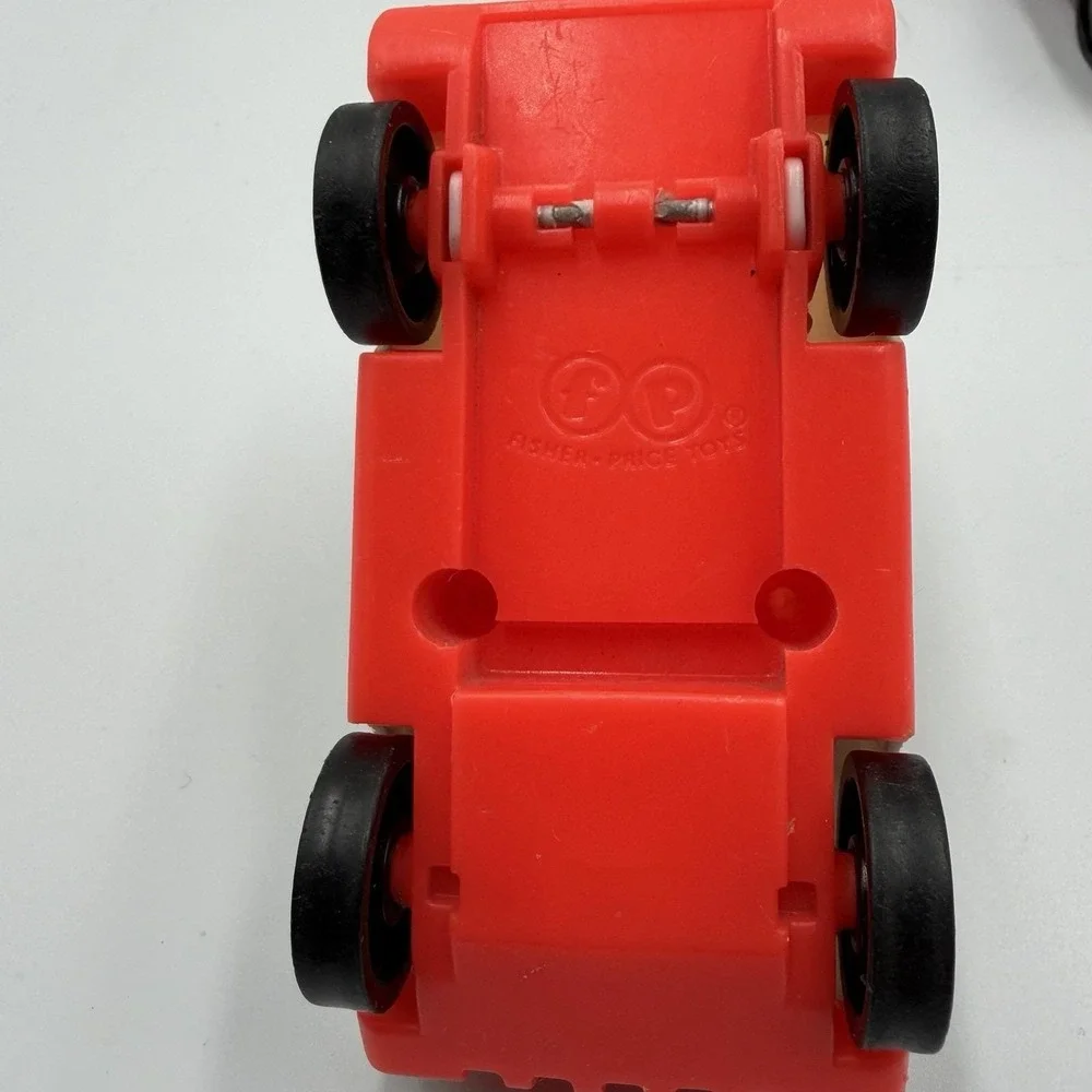 Fisher Price Little‎ People Lot 3 Emergency Vehicles Police Ambulance Fire Truck